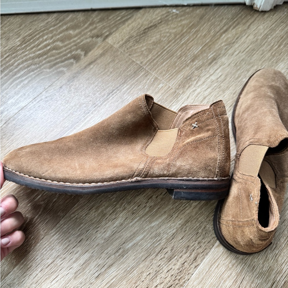 Trask suede booties